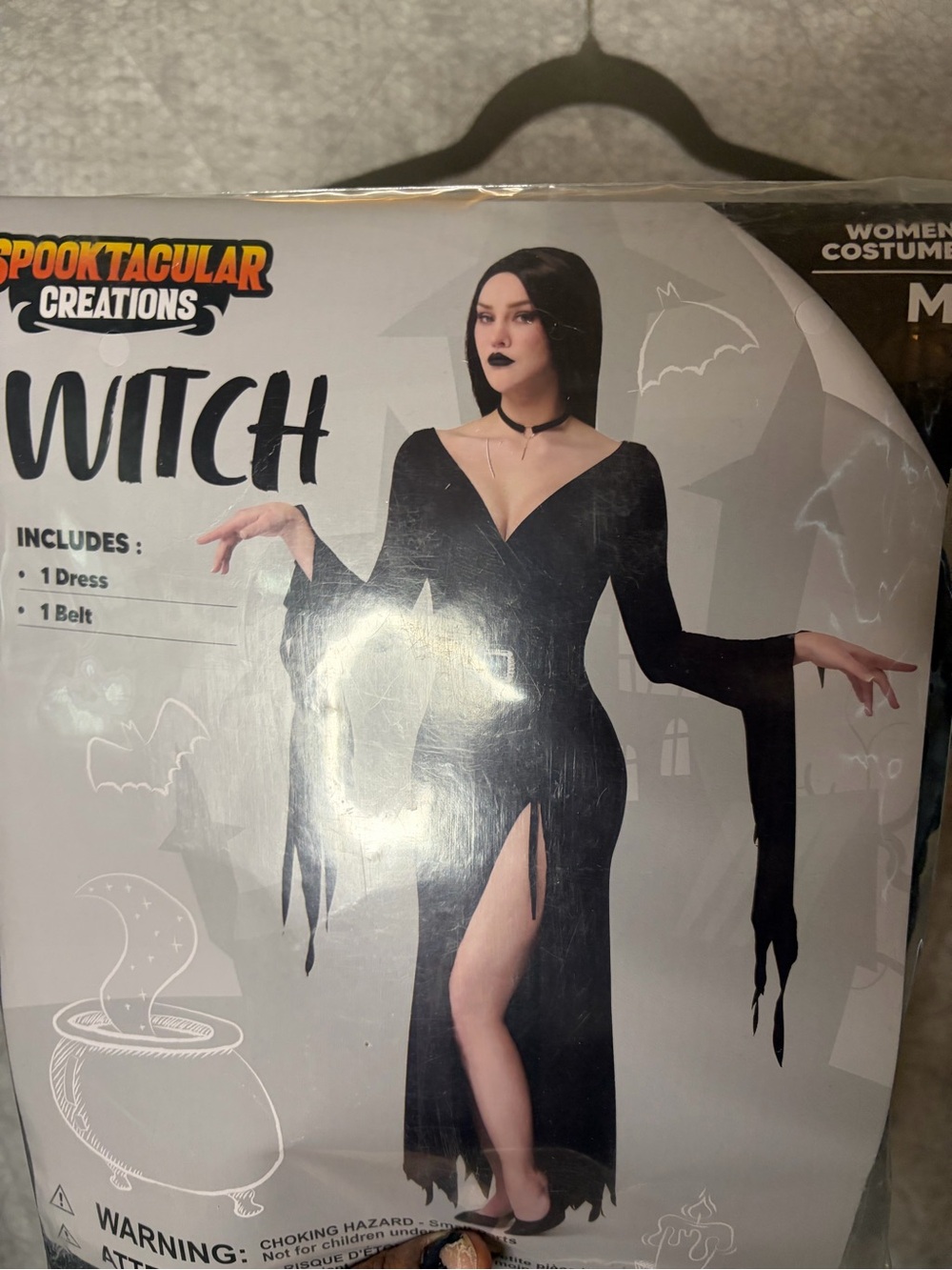 Morticia Addams/ Witch Costume Dress